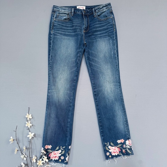 DRIFTWOOD embroidered ankle jeans, women’s 29. - Picture 1 of 7
